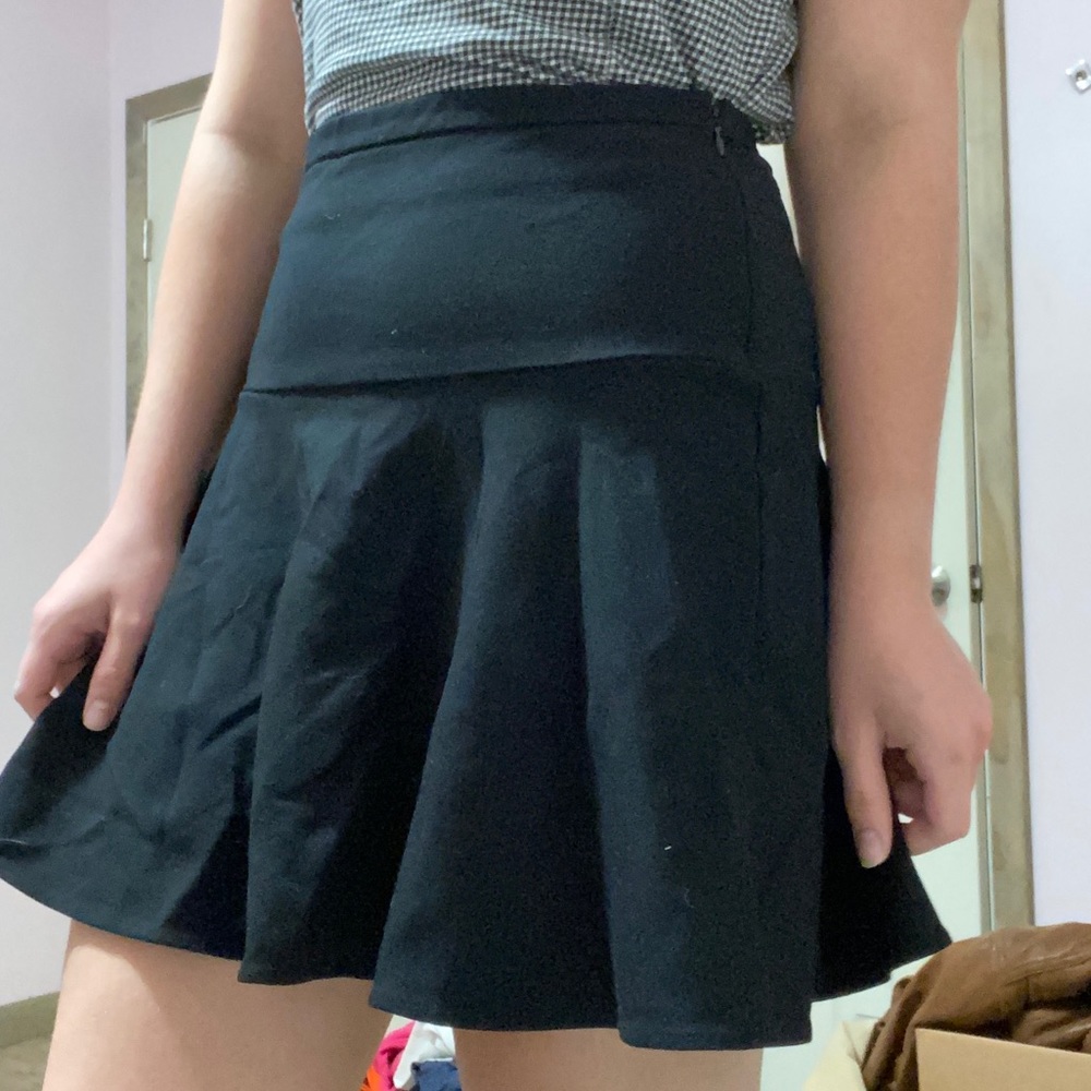 Simple Black Aline skirt